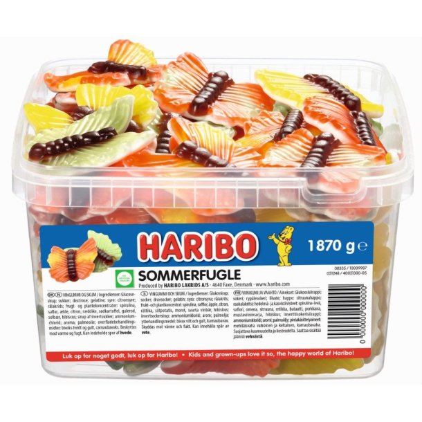 Haribo Sommerfugle 1,87 kg. 