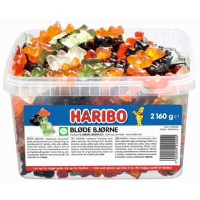 Haribo Bl�de Bj�rne 2,16 kg. 