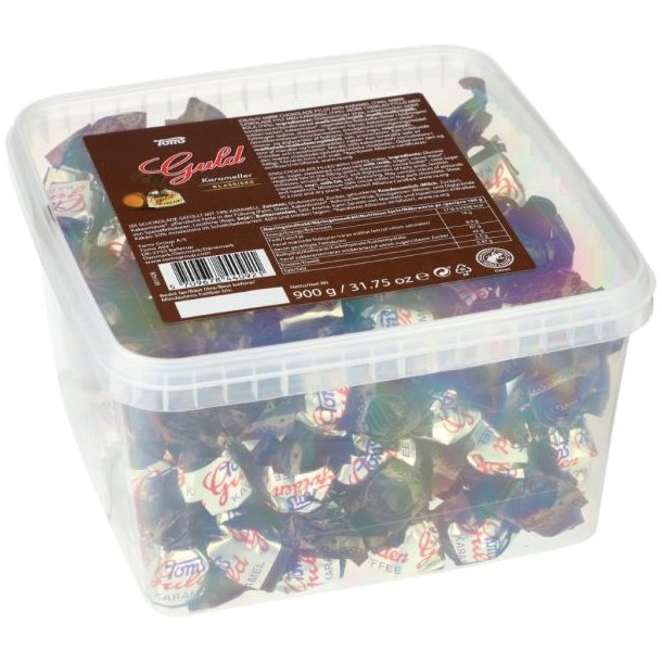 Toms Guldkarameller 0,9 kg. 