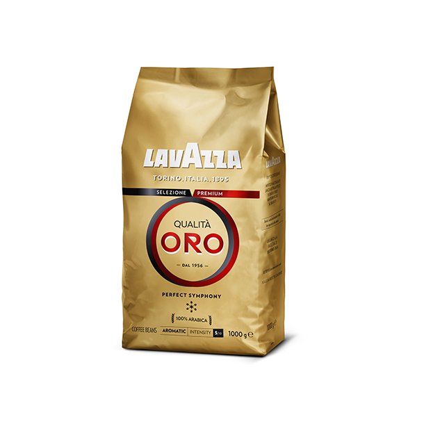 Lavazza Qualita Oro 1 kg. hele kaffebnner