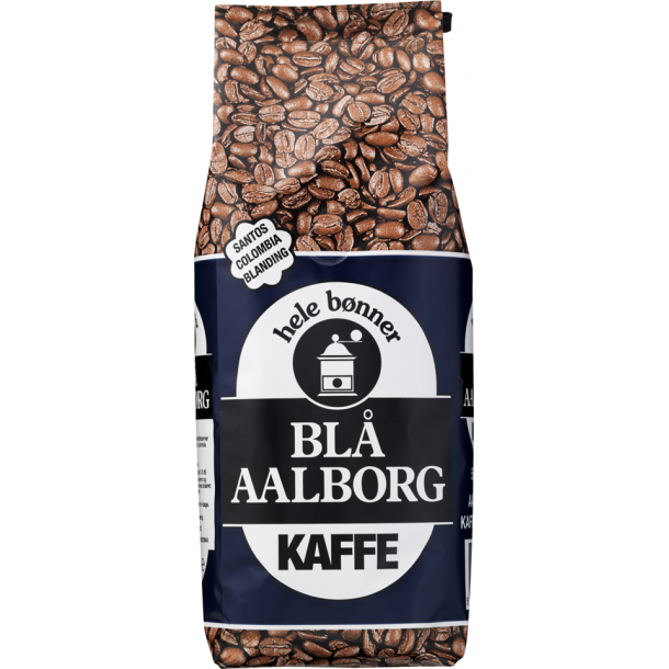Bl Aalborg Kaffe - 500 g. hele bnner