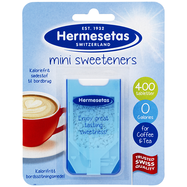 Hermesetas mini sweeteners 400 tabletter