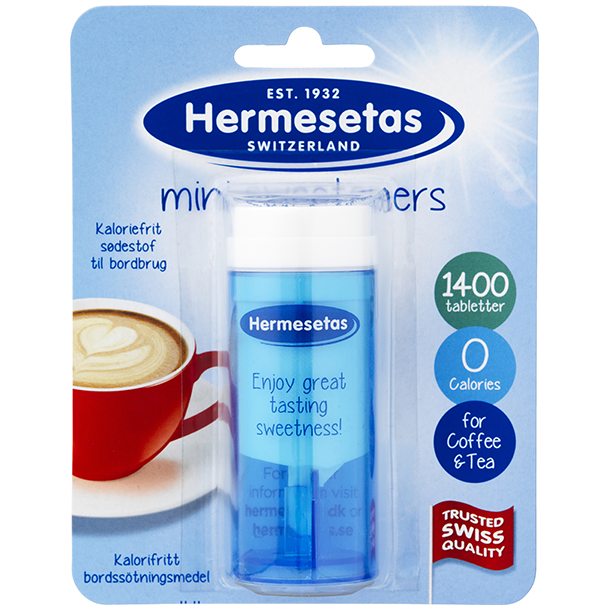 Hermesetas mini sweeteners 1400 tabletter