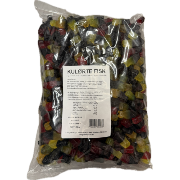 Kul�rte FIsk 3,0 kg.