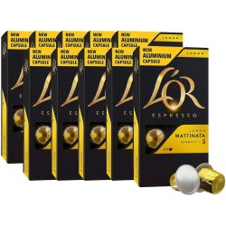 10 pakker L'OR Mattinata - 100 kapsler til Nespresso