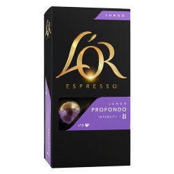 10 pakker L'OR Profondo - 100 kapsler til Nespresso