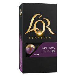 10 pakker L'OR Supremo - 100 kapsler til Nespresso�