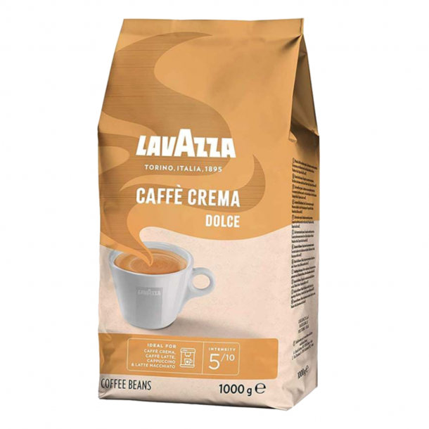 Lavazza Caff Crema Dolce 1 kg. hele kaffebnner
