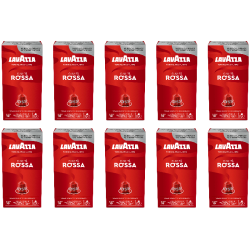 10 x pakker Lavazza Rossa Aluminiums kapsler til Nespresso� (100 kapsler)