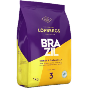 L�fbergs hele b�nner Brazil 1kg.  