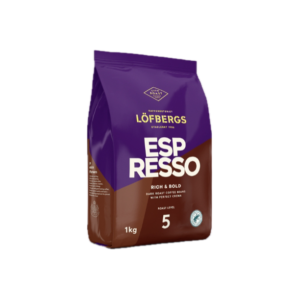 L�fbergs hele b�nner Espresso 1kg.  