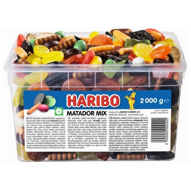 Haribo Matador Mix 2,0 kg.
