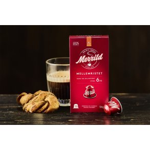 10 x pakker Nespresso Merrild Mellemristet til Nespresso� (100 kapsler)