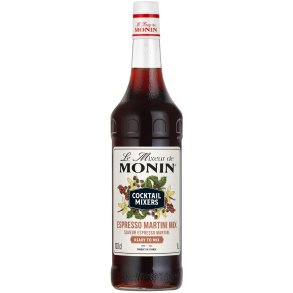 Monin Espresso Martini Mix - Cocktail mixers 1 liter 
