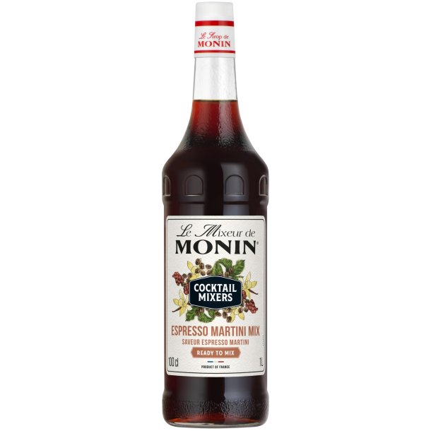 Monin Espresso Martini Mix - Cocktail mixers 1 liter 