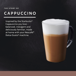 Starbucks� Cappuccino til Dolce Gusto�