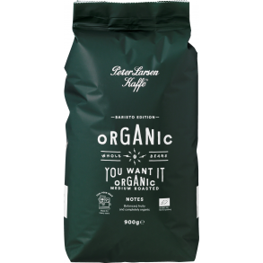 Peter Larsen Baristo Edition - ORGANIC 900g. Hele bnner