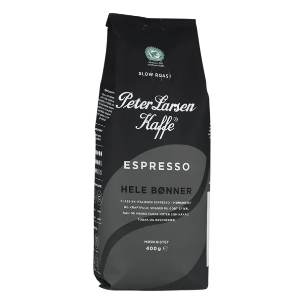 Peter Larsen Espresso 400g. Hele bnner