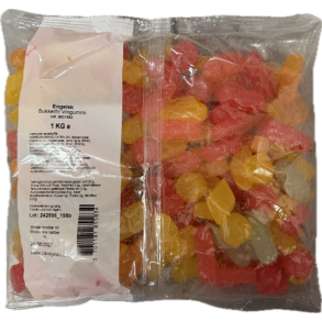 Sukkerfri Engelsk Vingummi 1,0 kg.