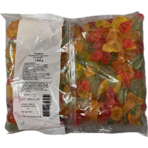 Sukkerfri Frugtmix 1,0 kg.