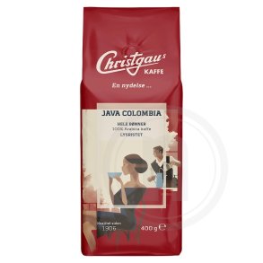 Christgau Java Colombia 400 g. hele kaffeb�nner