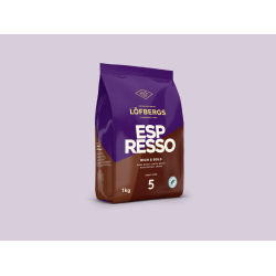 L�fbergs hele b�nner Espresso 1kg.  