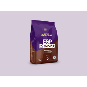 Lfbergs hele bnner Espresso 1kg.  